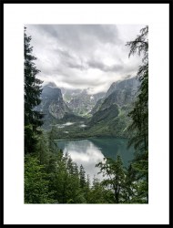 Постер "Озеро в горах"
