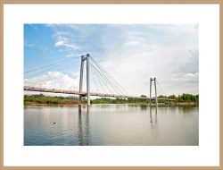 Купить постер Пешеходный мост Красноярска